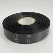 Этикетка состава атласная 25мм (процентовака) wool 50% acrylic 50% черный (100 метров) Этикетка состава атласная 25мм (процентовака) wool 50% acrylic 50% черный (100 метров)