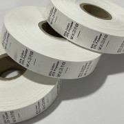 Етикетка складу 25мм (процентовака) cotton 80% polyester 20% (100 метрів) Етикетка складу 25мм (процентовака) cotton 80% polyester 20% (100 метрів)