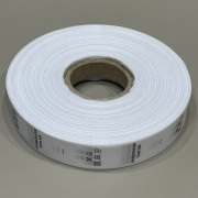 Этикетка состава 25мм (процентовака) wool 50% polyester 50% (100 метров) Этикетка состава 25мм (процентовака) wool 50% polyester 50% (100 метров)