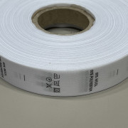 Этикетка состава 25мм (процентовака) wool 50% polyester 50% (100 метров) Этикетка состава 25мм (процентовака) wool 50% polyester 50% (100 метров)