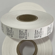 Этикетка состава 25мм (процентовка) Polyester 63% Viscose 32% Lycra 5% (100 метров)