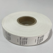 Этикетка состава 25мм (процентовка) Cotton 70% Viscose 25% Elastane 5% (100 метров)