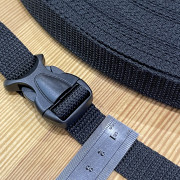 Фастекс застежка пластик 2 см Панцырь черный Фастекс застежка пластик 2 см Панцырь черный