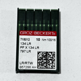 Иглы Groz-Beckert для кожи 134LR №100
