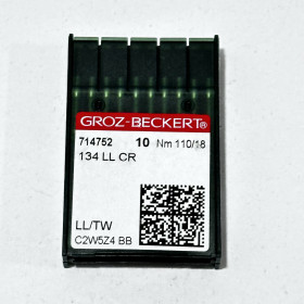 Иглы Groz-Beckert для кожи 134LL CR №110