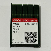 Иглы Groz-Beckert с тонкой колбой DLx1 №120