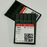 Иглы Groz-Beckert с тонкой колбой DLx1 №120 Иглы Groz-Beckert с тонкой колбой DLx1 №120