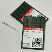 Иглы Groz-Beckert оверлочные B 27 №70 Иглы Groz-Beckert оверлочные B 27 №70