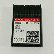 Иглы Groz-Beckert с тонкой колбой DBx1 №90
