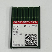 Иглы Groz-Beckert с тонкой колбой DBx1 №70