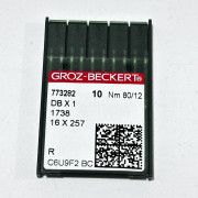 Иглы Groz-Beckert с тонкой колбой DBx1 №80 R Иглы Groz-Beckert с тонкой колбой DBx1 №80 R