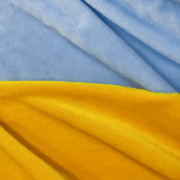 Мех искусственный для игрушек голубой