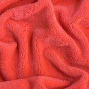 Мех искусственный для игрушек коралловый