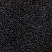 Мех искусственный ПШ барашек черный