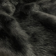 Мех искусственный Песец #2 чёрный (Китай) Мех искусственный Песец #2 чёрный (Китай)