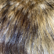 Мех искусственный Енот коричневый Китай ширина 1,8м ворс 5,5см