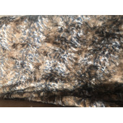 Мех искусственный мутон жаккард коричневый Мех искусственный мутон жаккард коричневый