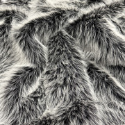 Мех искусственный чернобурка белые кончики Китай Мех искусственный чернобурка белые кончики Китай