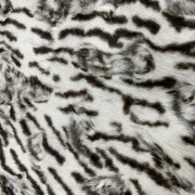 Мех искусственный мутон жаккард Рысь белая Мех искусственный мутон жаккард Рысь белая