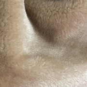 Мех искусственный Мутон полированный бежевый (Китай)