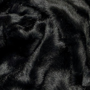 Мех искусственный Норка чёрная волна (Китай) Мех искусственный Норка чёрная волна (Китай)