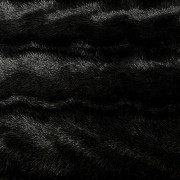 Мех искусственный Норка чёрная волна (Китай) Мех искусственный Норка чёрная волна (Китай)