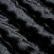 Мех искусственный Норка чёрная волна (Китай)