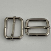 Перетяжка передвижка металл 2,5 см (25x22x3.9) никель (100 штук) Перетяжка передвижка металл 2,5 см (25x22x3.9) никель (100 штук)