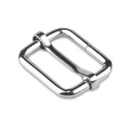 Перетяжка передвижка металл 2,5 см (25x22x3.9) никель (100 штук)