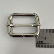 Перетяжка передвижка металл 2,5 см (25x22x3.9) никель (100 штук) Перетяжка передвижка металл 2,5 см (25x22x3.9) никель (100 штук)