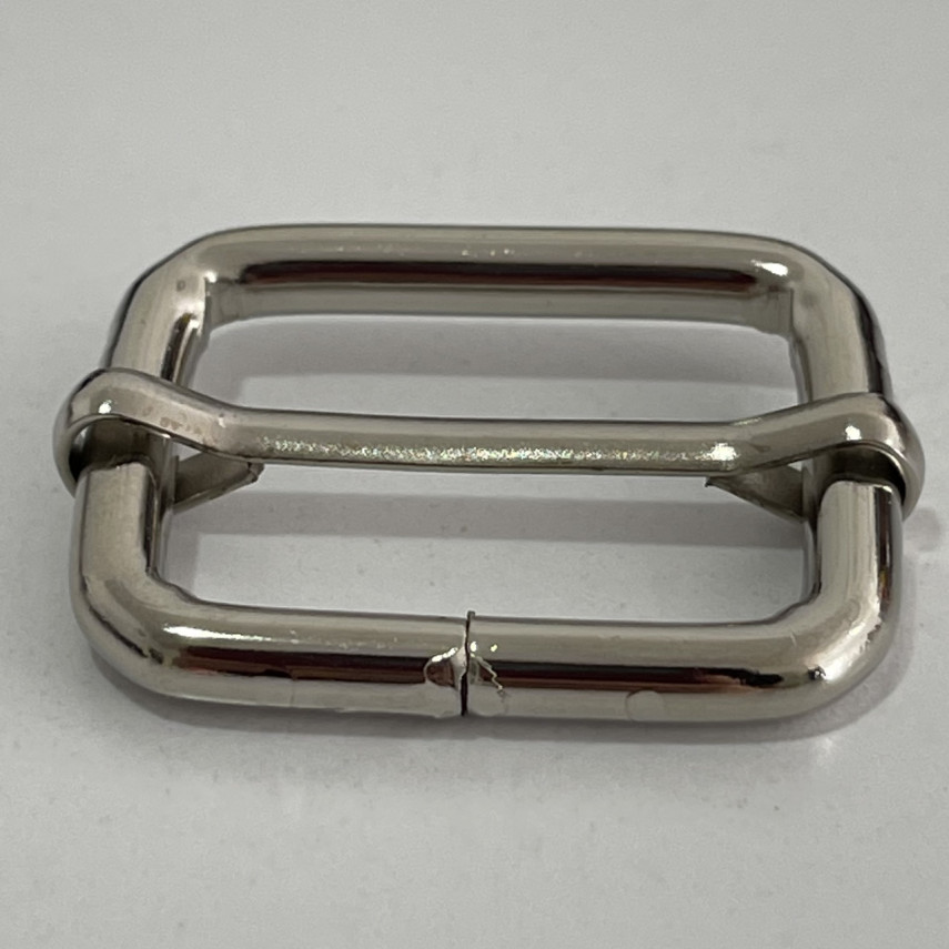 Перетяжка передвижка металл 2,5 см (25x22x3.9) никель (50 штук)