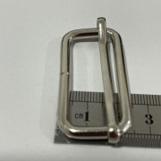 Перетяжка передвижка металл 4 см (40x16x3,9) никель (50 штук)