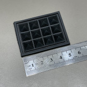 Ножка сумочная ёжик резиновая 50х40мм черная (400 шт) Ножка сумочная ёжик резиновая 50х40мм черная (400 шт)