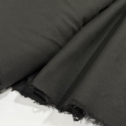 Ткань суровая из натурального хлопка черная Ткань суровая из натурального хлопка черная